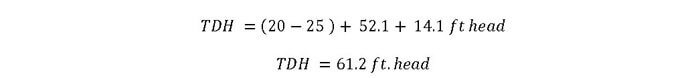 TDH sample problem 1