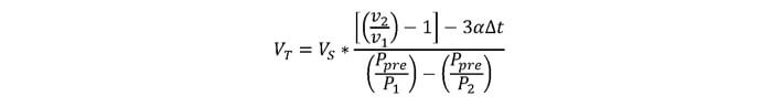 Closed Type Expansion Tank with Bladder Equation.