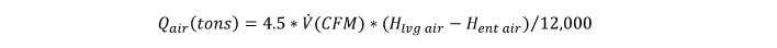 cooling tower calculation of exiting air wet bulb