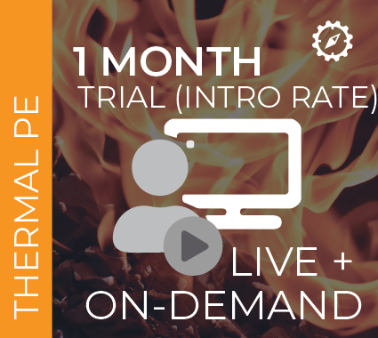 Live+On-Demand Thermal PE Exam Course